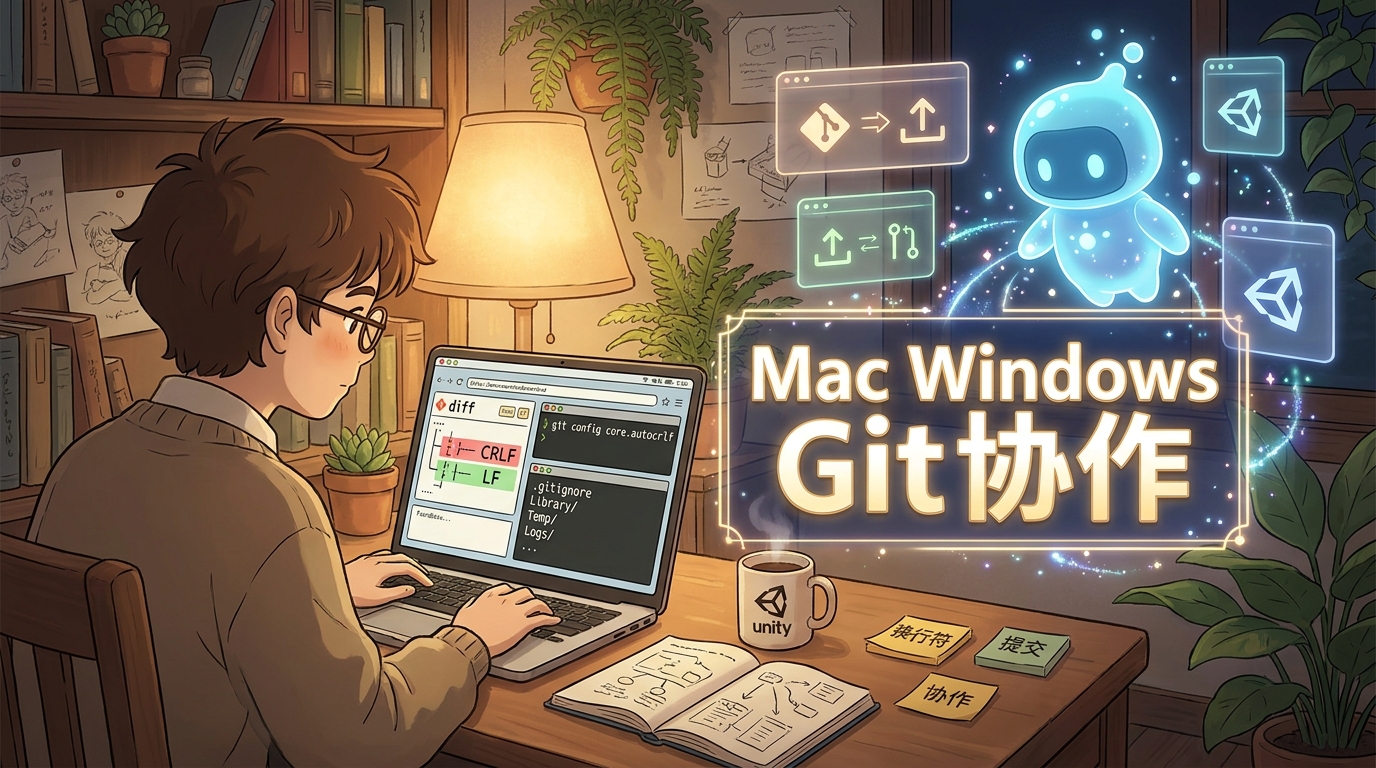 Mac Windows Git 协作封面